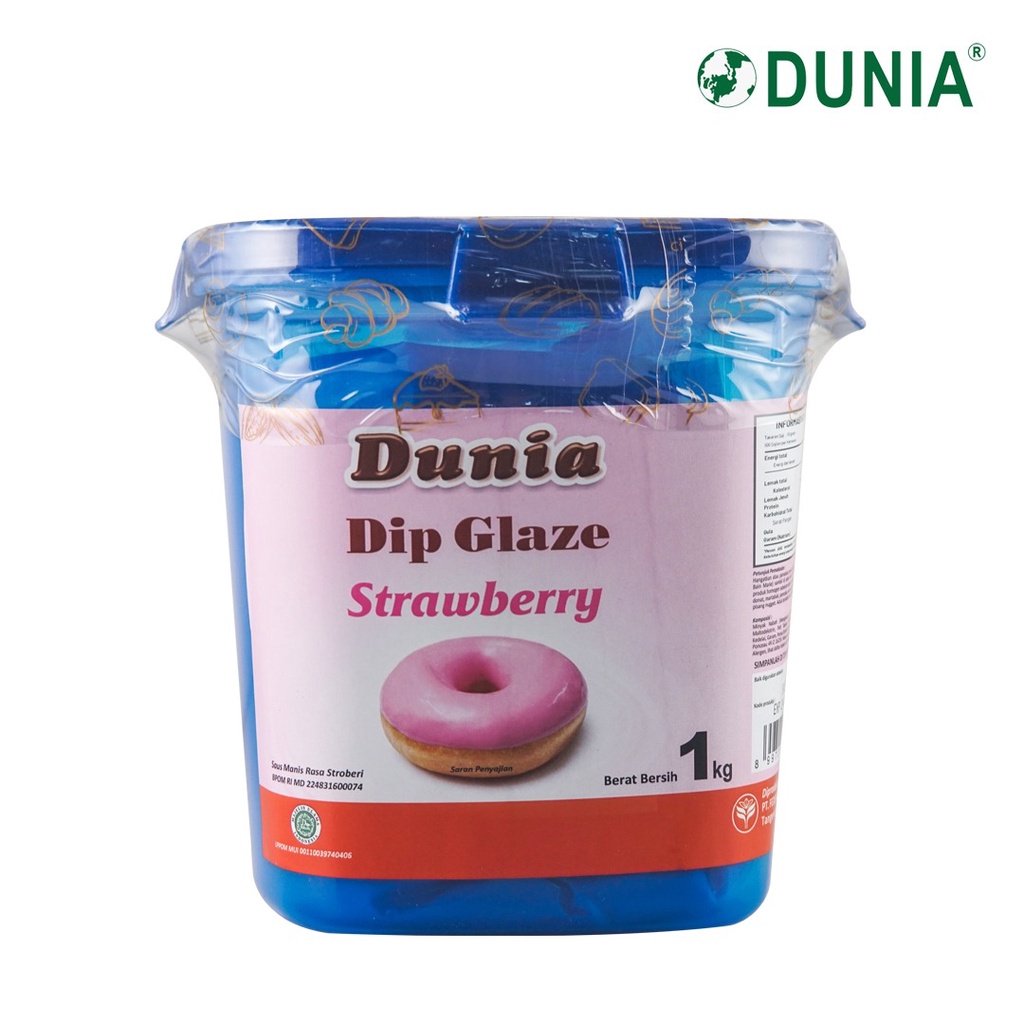 

Dunia Dip Glaze Strawberry 1kg