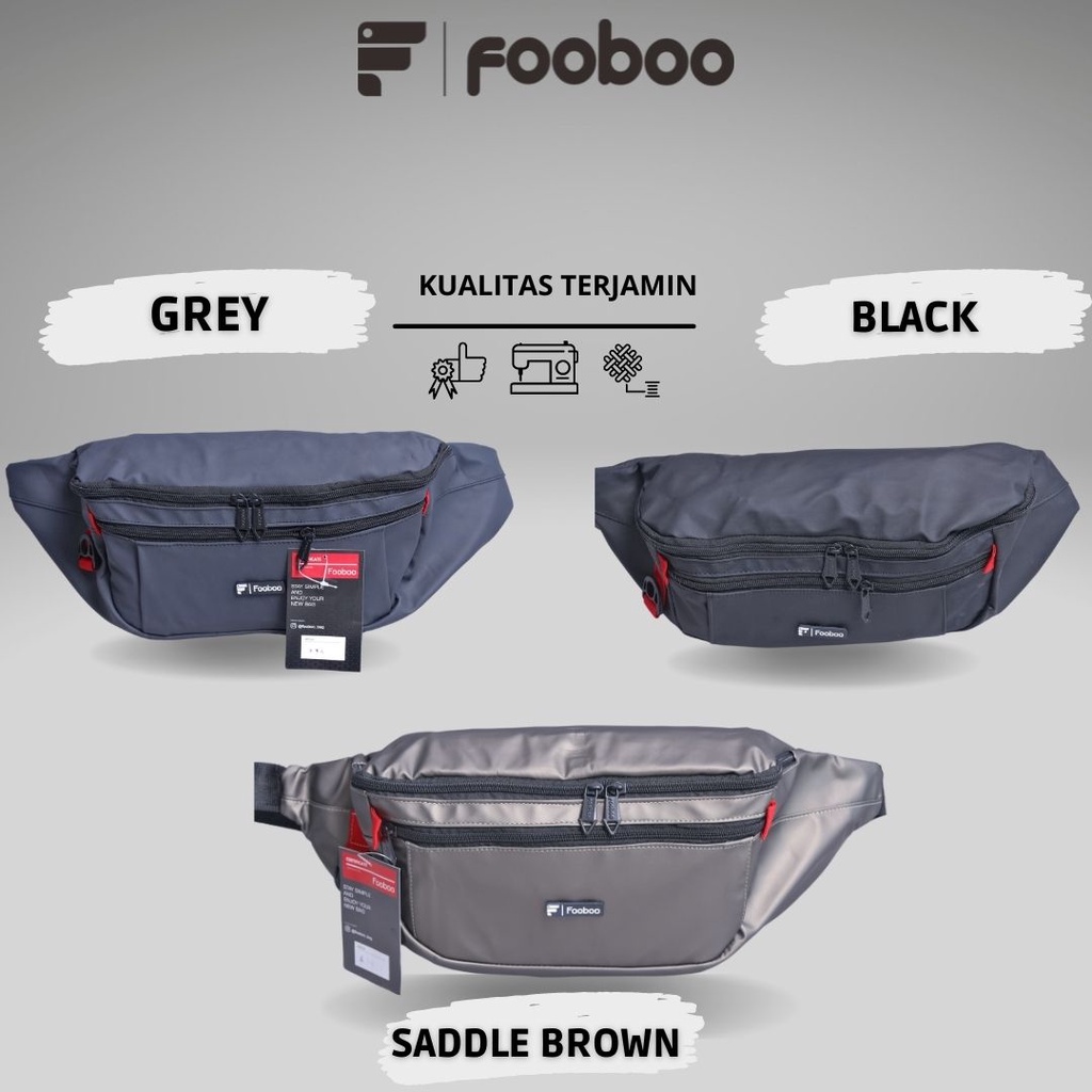 fooboo tas selempang slingbag pinggang