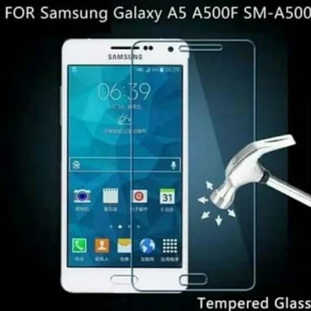 

Tempered glass samsung A5 2015 A5 2016 A5 2017 Full lem glue