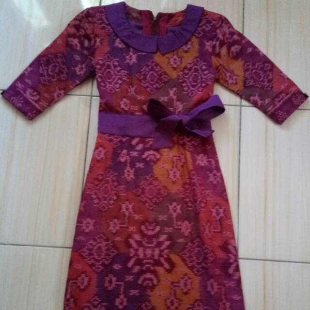 Mini dress endek bali