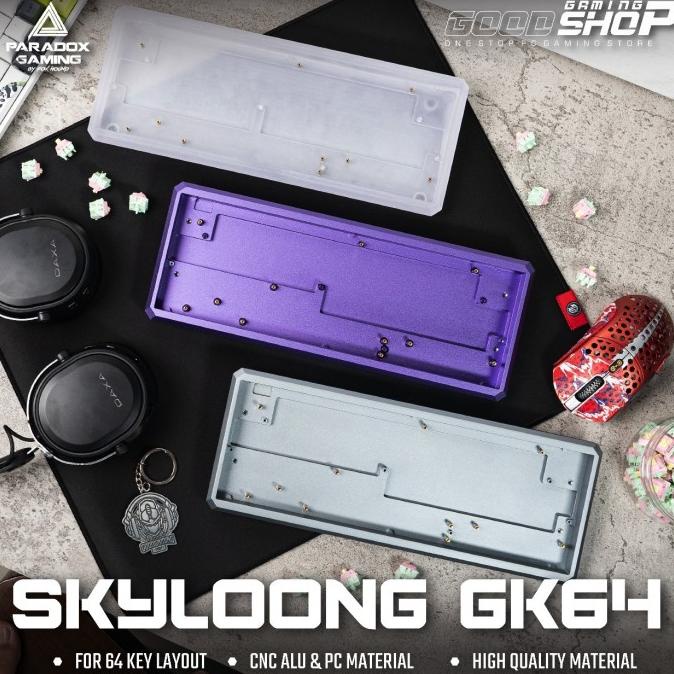 Paradox Gaming Ghost Skyloong Gk64X Cnc Case Terbaru