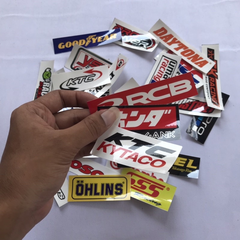 Stiker Sponsor Racing Isi 29 - Stiker Sponsor / Sticker Motor - Ipone HRC RCB Racertees Uma Racing