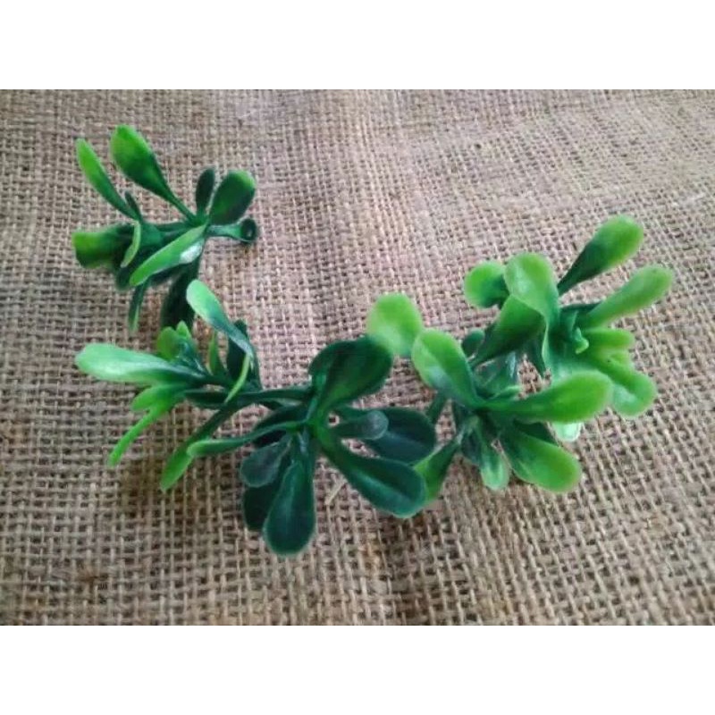 1set (4pcs) RUMPUT DAUN LENIA  HIASAN MAHAR - KOTAK CINCIN - SESERAHAN - MAHAR RUSTIC - BAHAN MAHAR