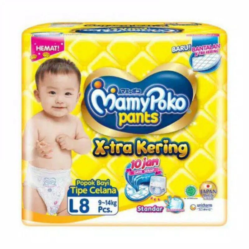 Mamypoko Pants L8 E-tra Kering Celana