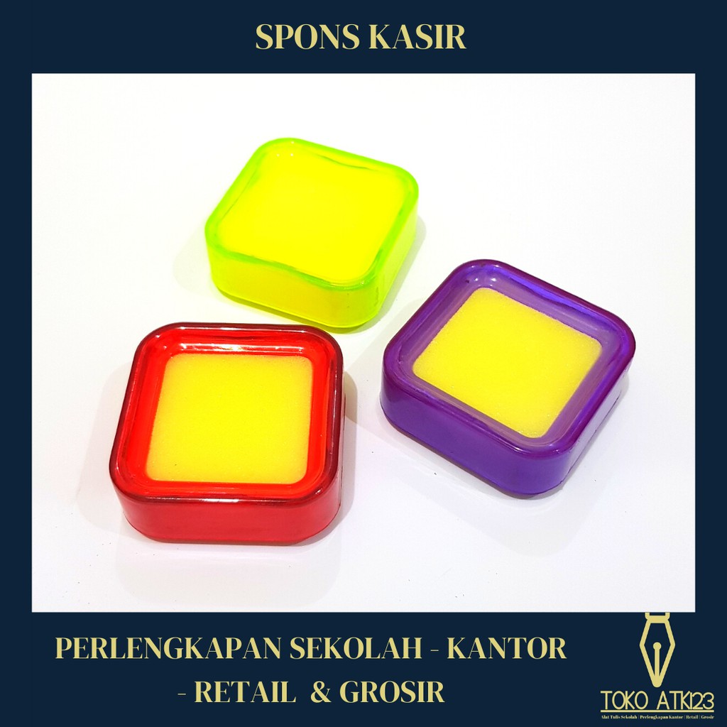 Sponge / Spons Hitung Uang / Spon Kasir / Fingertip Mouisture