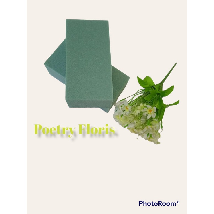 Floral Foam PUTEK || Spon Bunga || Busa Kering Untuk Bunga Artificial/ Buket