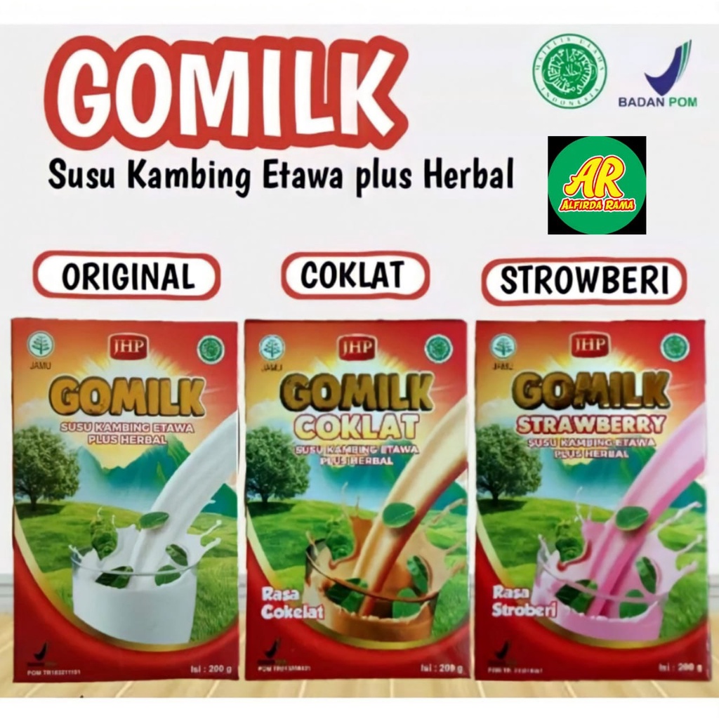 

SUSU GOMILK KAMBING ETAWA + HERBAL 200gram (AR SHOP)