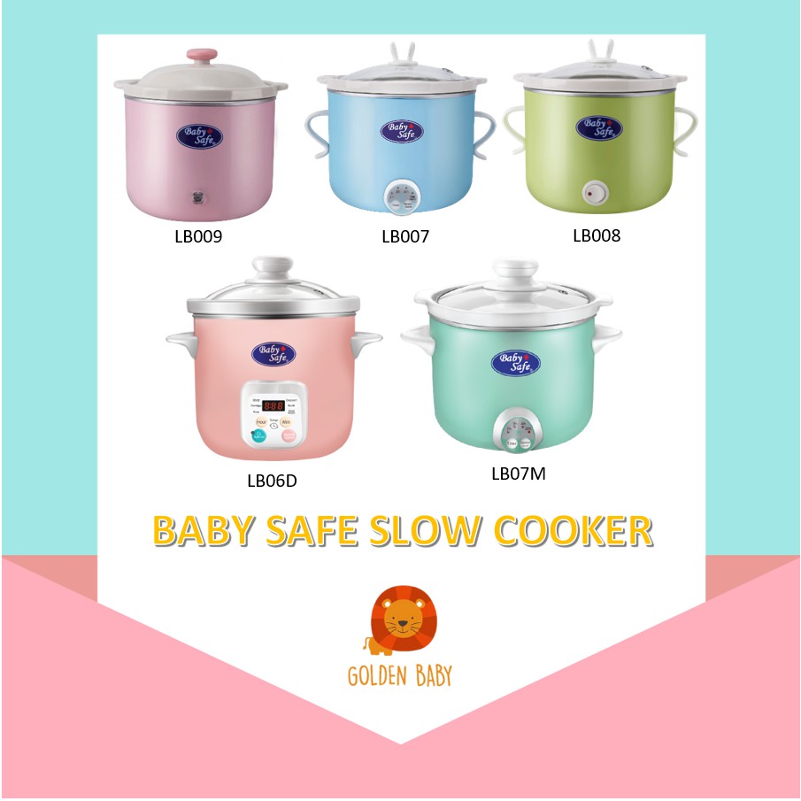 Baby Safe Slow Cooker LB007 LB008 LB009 LB06D LB07M Pembuat MPASI Bayi