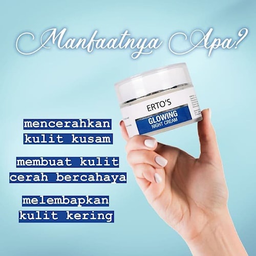 Ertos Glowing Night/Day Cream pencerah