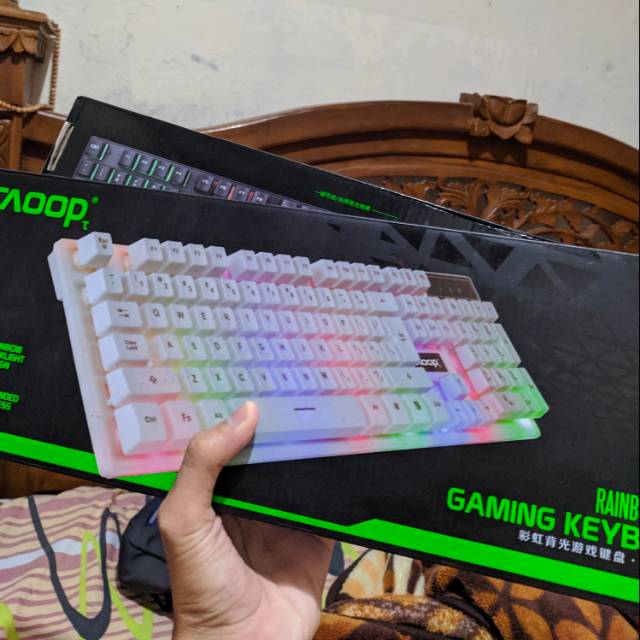 Jual Keyboard menyala dalam gelap onhand Shopee Indonesia