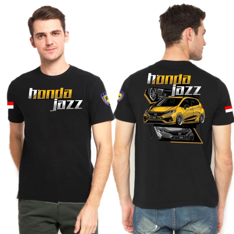 Kaos Honda Jazz / Kaos Honda Jazz Club / Baju Honda Jazz / Baju Kaos Otomotif Honda Jazz