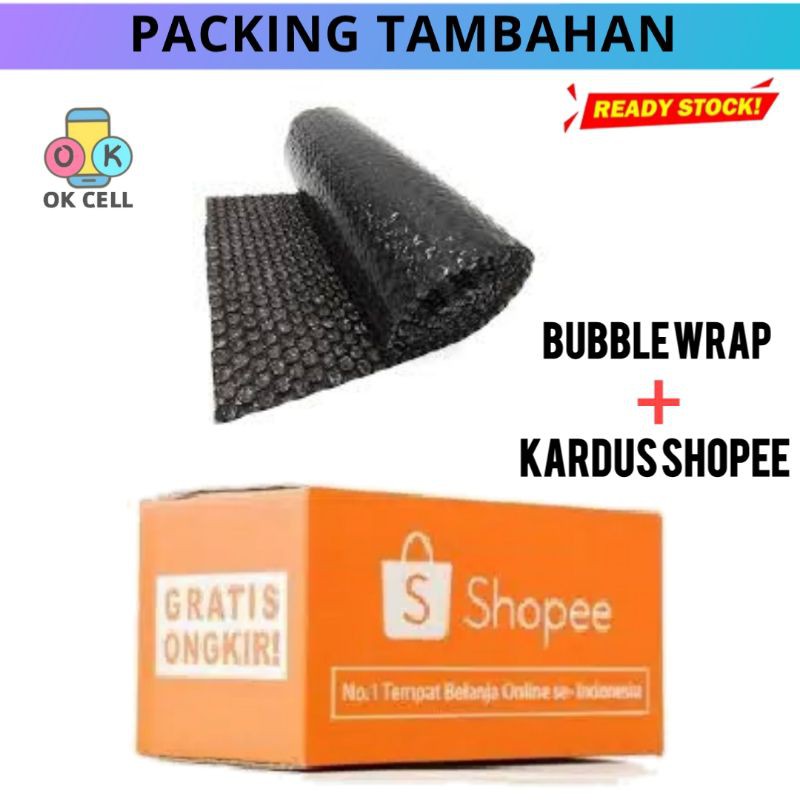 DUS PACKING TAMBAHAN KOTAK KARDUS BUBBLE WRAP