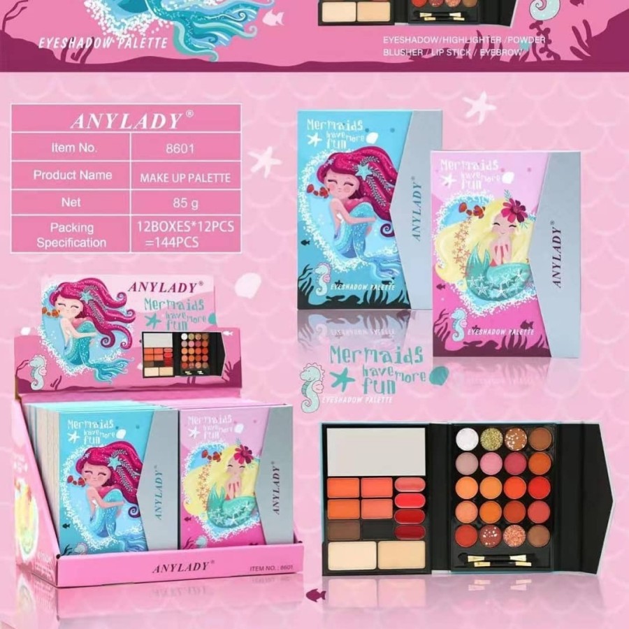 Eyeshadow anylady pallet mermaid
