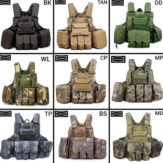 Rompi CIRAS Tactical Vest Airsoft Body Armor JPC FSBE SPC Emerson