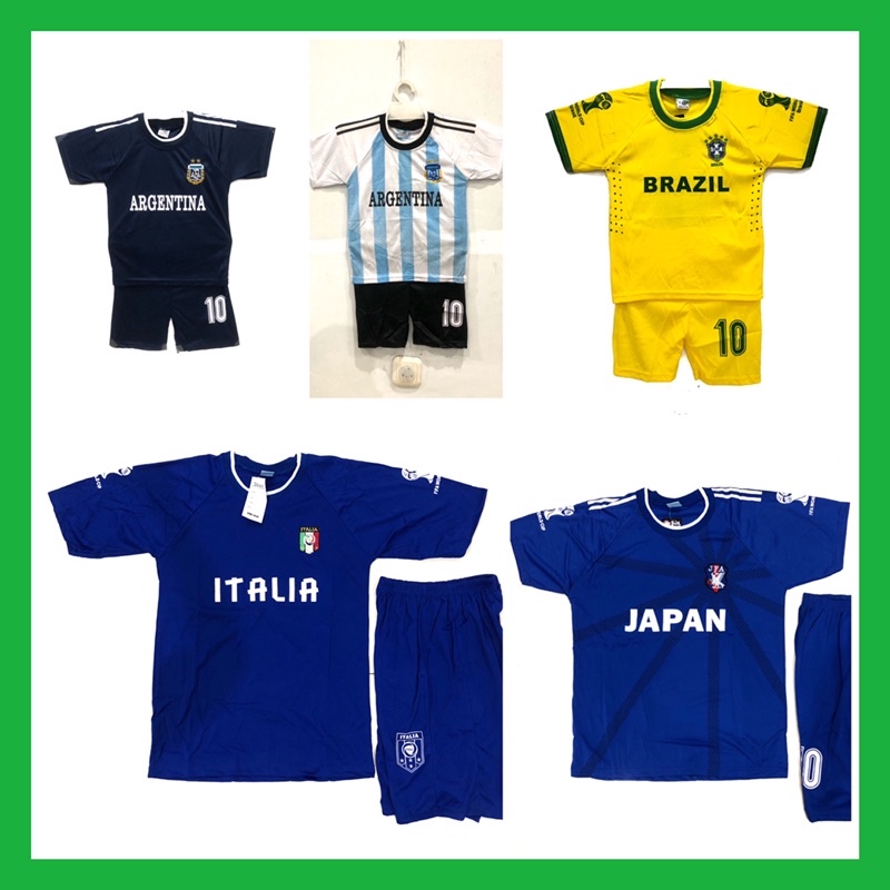 Setelan baju bola anak / setelan baju bola anak laki laki / setelan jersey / setelan baju bola anak 2-15 Tahun