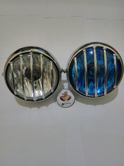 Lampu reflektor teralis crome variasi rx king byson ninja cb mega gro pulsar vixion universal