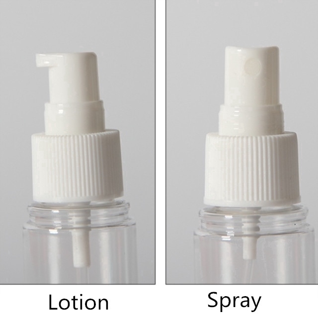 40ml / 60ml Botol Spray Kosong Portable Bahan Plastik untuk Lotion / Travel