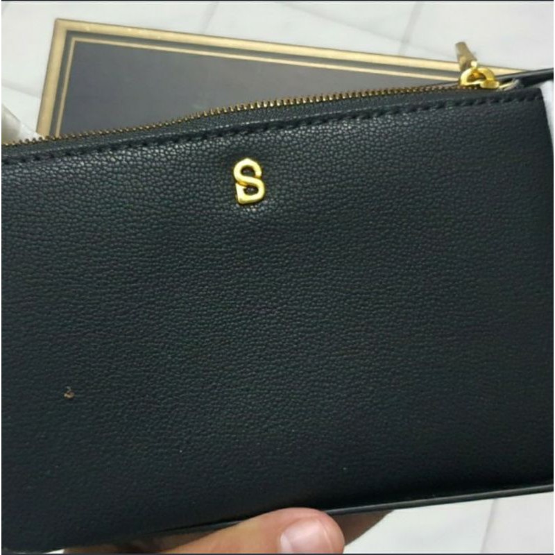 Preloved Buttonscarves The Amy Short Wristlet - Black