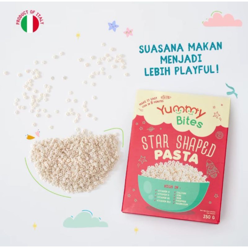 Yummy Bites Star Shaped Pasta MPASI Bayi