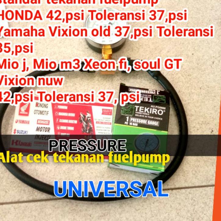 LANGSUNG ATC.. 100 in 1 scaner manual fi full injeksi dan pressure geague alat bantu cek tekanan fue