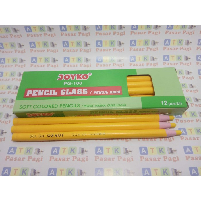 

Murah Pensil Kaca Joyko Pg 100 Kuning Diskon