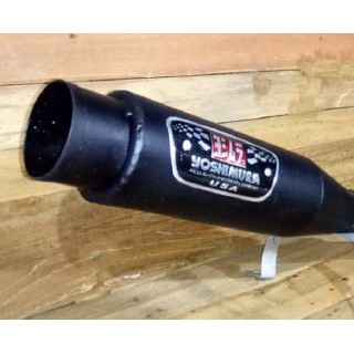 Knalpot racing yoshimura supra fit new-supra x 100 matte black