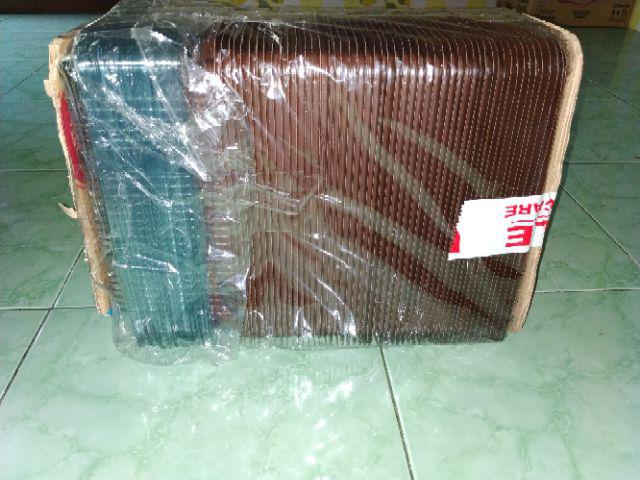 Mika Brownies M Tanggung 50pcs Pack Tray Box Sushi Kotak Brownies Sedang Medium Surabaya