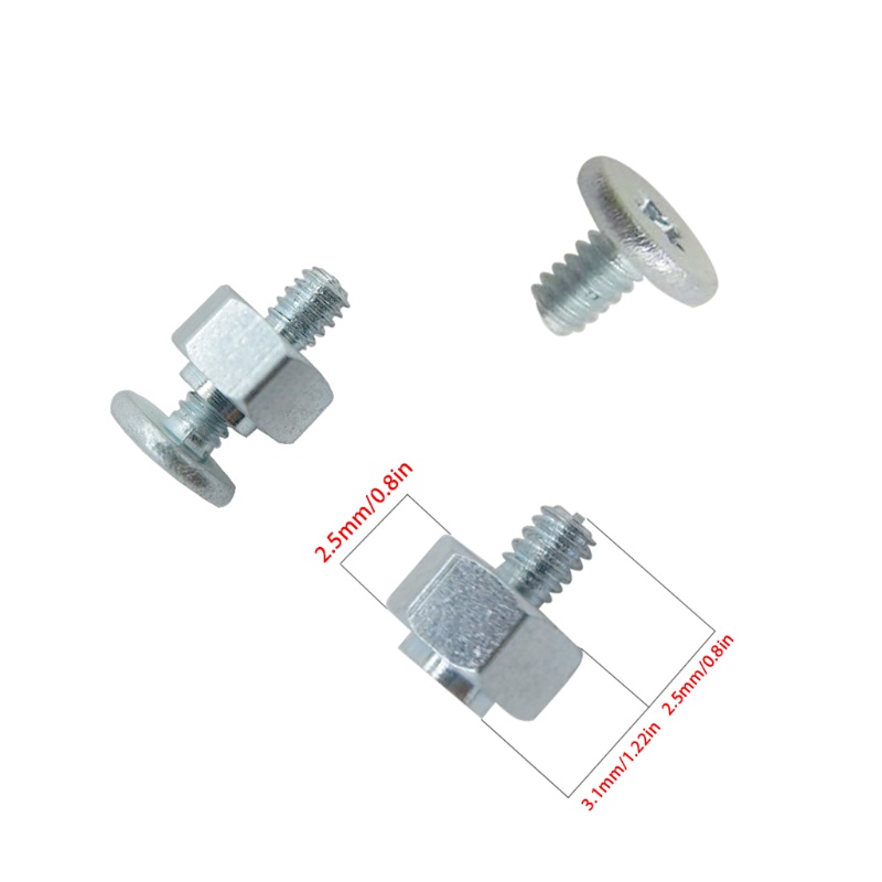 Bt M2 Solid Disk Mounting Stand Off Screw Hex Nut Kits Untuk Motherboard SUS M2 SSD