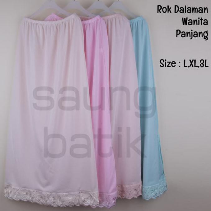 [[BISA COD]] Rok Dalaman Wanita / Rok Dalaman Gamis / Pakaian Dalam Wanita PJ