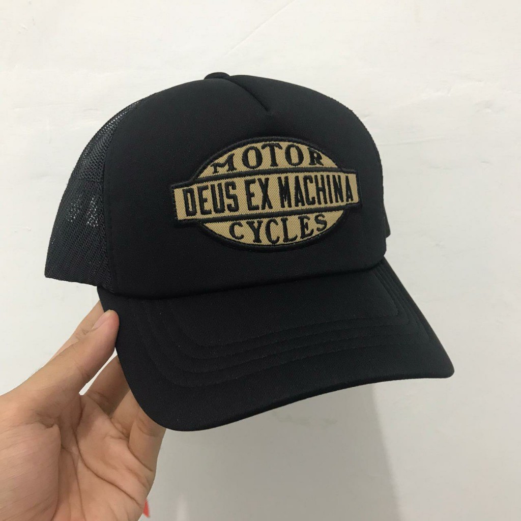 Topi Deus Ex Machina Topi Trucker Deus Deus Cap 5 Panel 100% Original Resmi Barcode BNWT