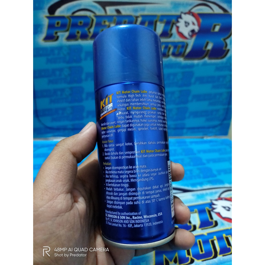 WD PELUMAS RANTAI MOTOR KARAT KIT CHAIN LUBE 110ML