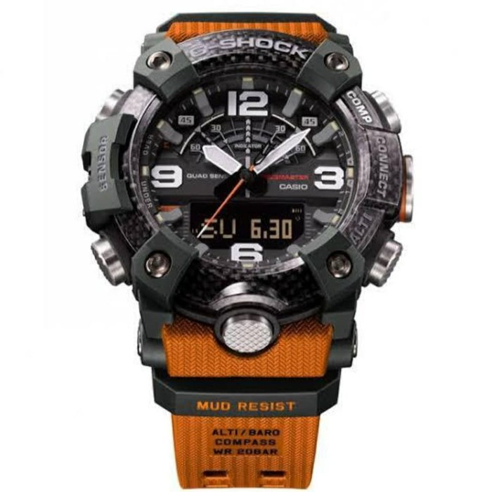 Jam Tangan Pria Merek Gshock GG B100 Rubber 48mm Ori BM Fullset