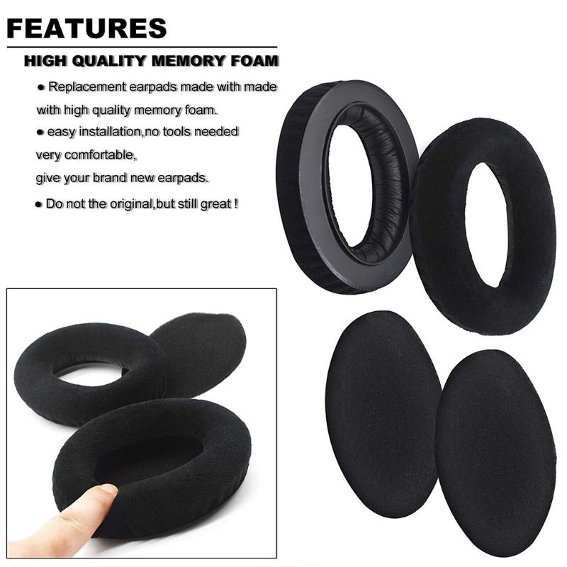 btsg Earpads Cushion Memory Sponge Foam Ear Cover Headband for HD545 HD565 HD580 HD600 HD650 Headphones Headset