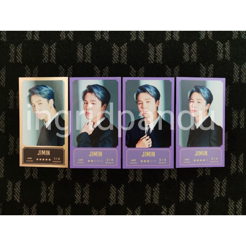 (TAKE ALL) BTS MESSAGE PHOTO BBC BANG BANG CON JIMIN SET