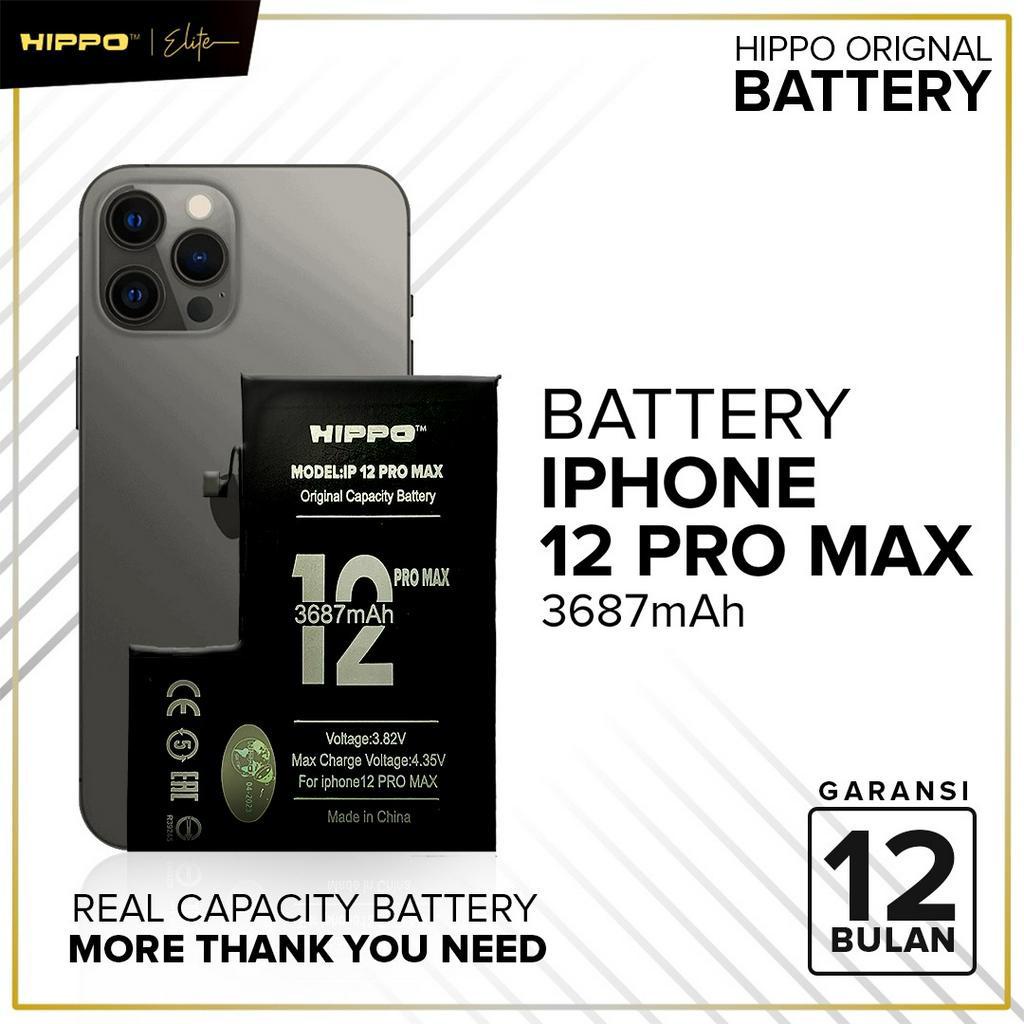 Hippo Baterai All Type iPhone 4 - iPhone 8 Plus 100% Original Batere Premium Garansi Battery Series