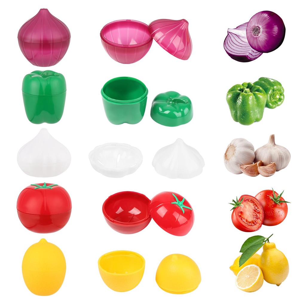 Kotak Penyimpanan Nanas Dapur Bawang Tomat Sayur Organizer