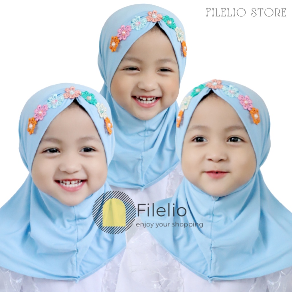 TERMURAH Kerudung Anak 1 tahun Melati Rainbow Hijab Anak 2 Tahun Murah Terbaru Krudung Anak Bayi