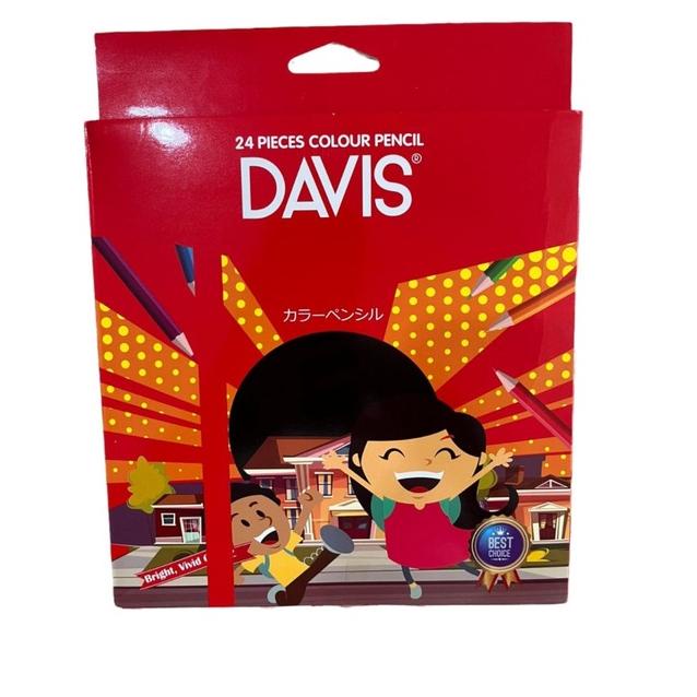 

Keren abis--Pensil Warna Davis 24 Warna Panjang