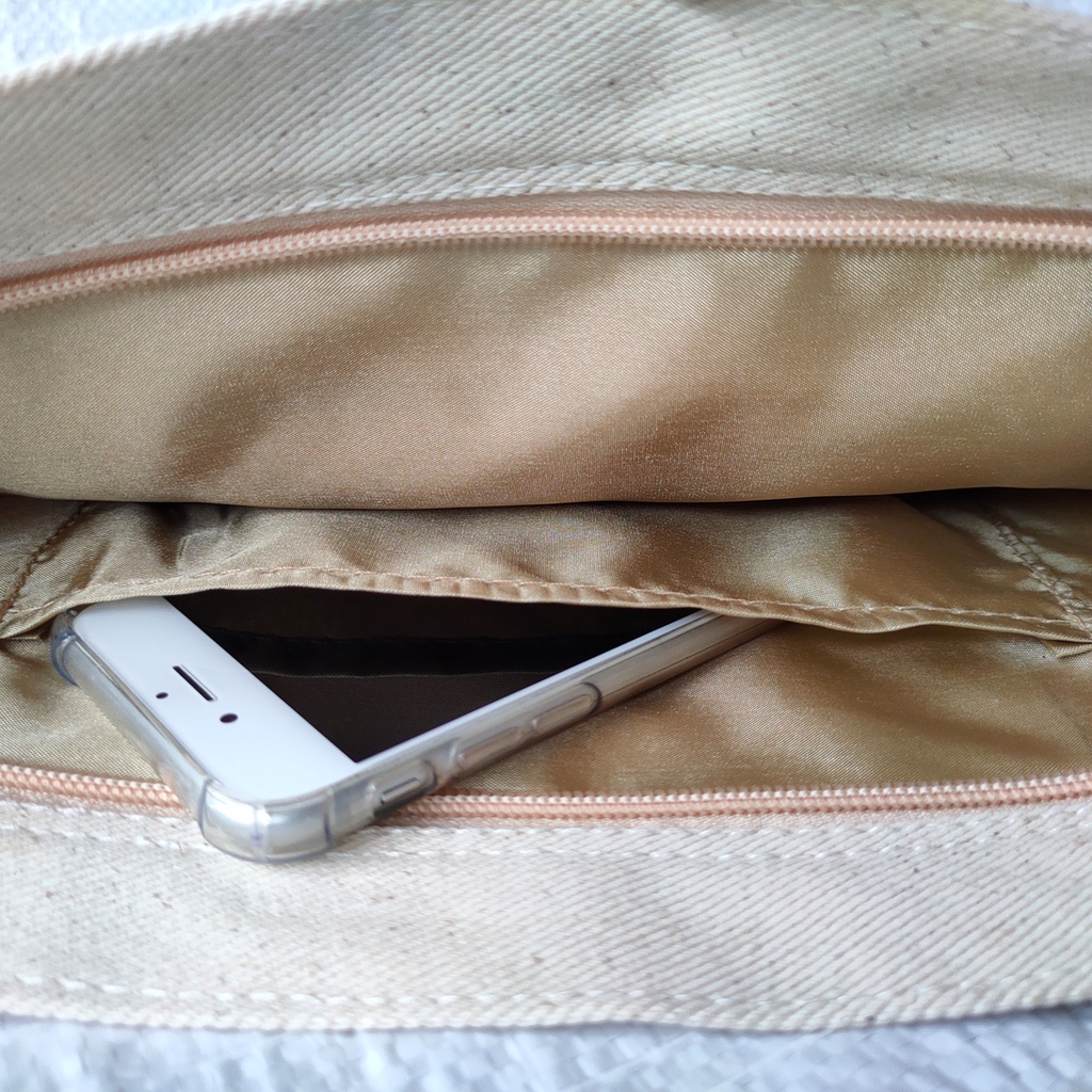 Tote Bag Kanvas Wanita 34x33x5cm Totebag By Nais