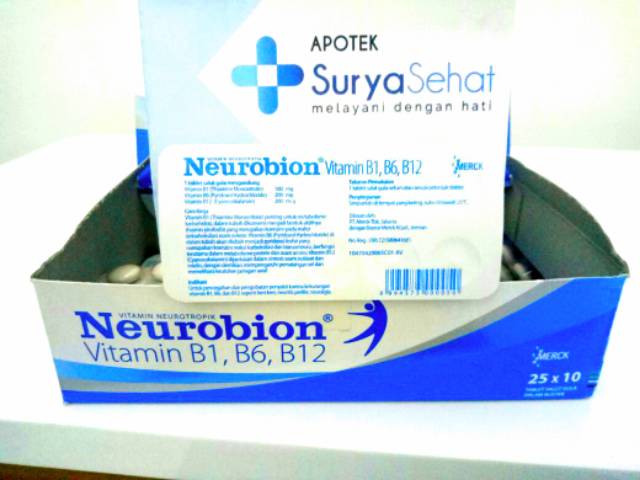 Neurobion Putih isi 10 tablet vitamin