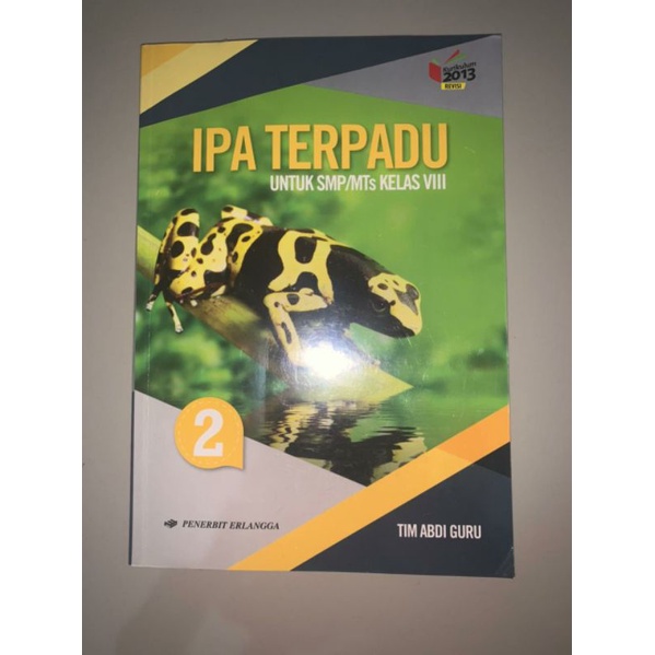 BUKU IPA TERPADU  ERLANGGA KELAS 8
