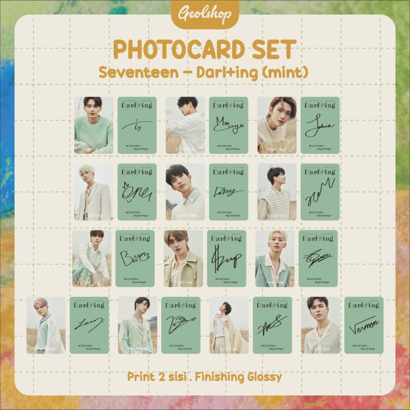 Photocard PC PREMIUM SEVENTEEN HEAVEN F.M.L DARL+ING|FTS