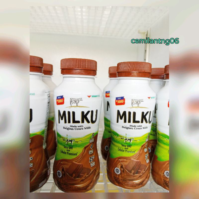 Cemilan Tangerang Minuman Susu Milku / Milku Cokelat / Susu UHT Milku