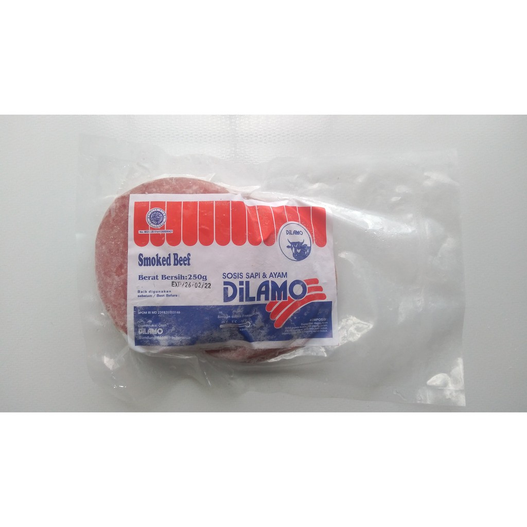 Dilamo Smoked Beef 250 gr Frozen Food Bandung