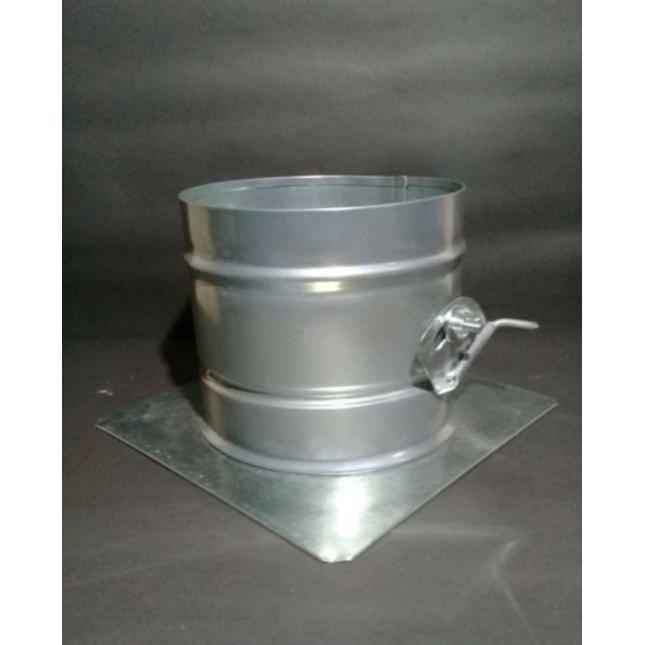 Jual Spigot damper ducting / flexible duct ukuran 6 in / sok lempeng
