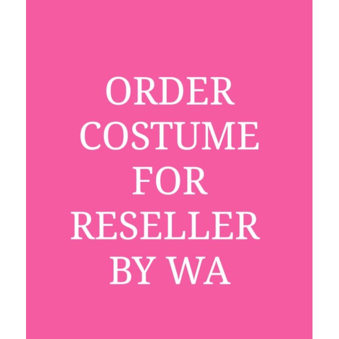 ORDER KHUSUS RESELLER