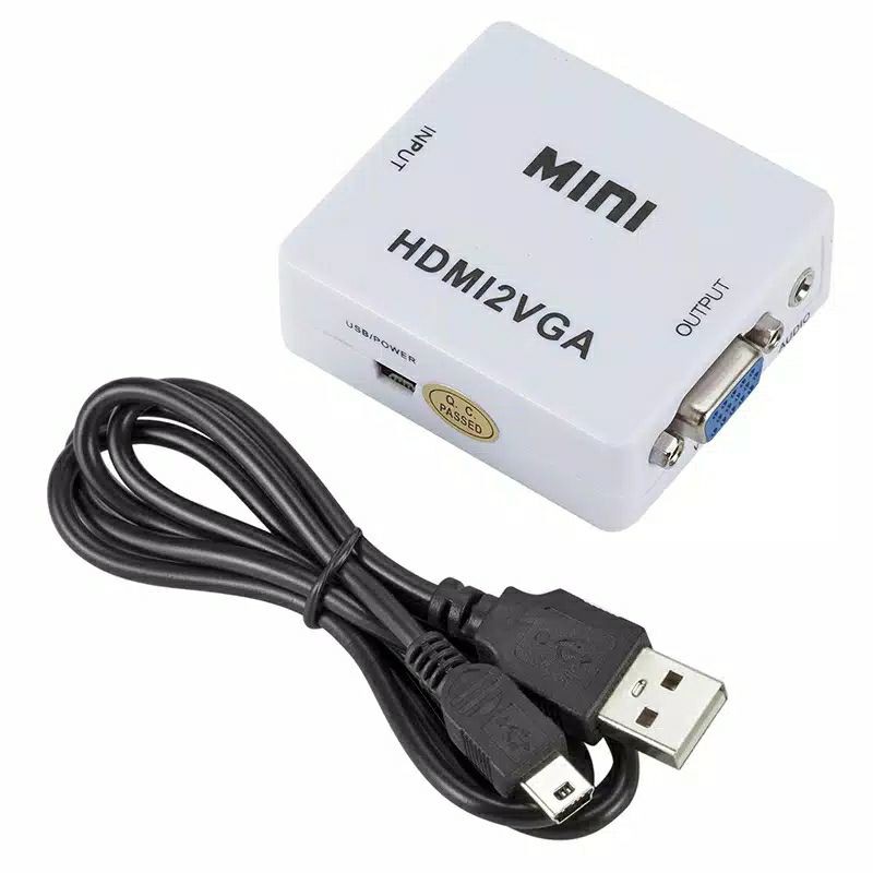 Hdmi To Vga Converter hdmi ke vga Minibox Adapter