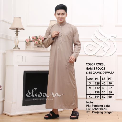 GAMIS POLOS BIASA