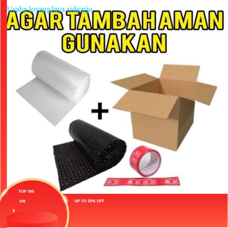

Tambahan Packing Aman Karton & BubleWrab