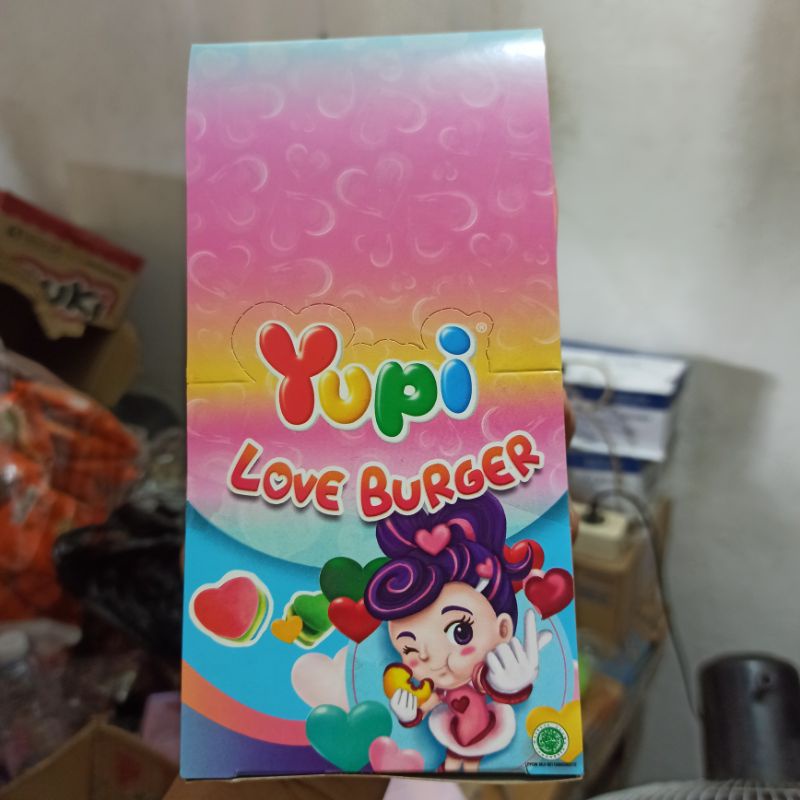 

Permen Yupi Love Burger 13 Gram